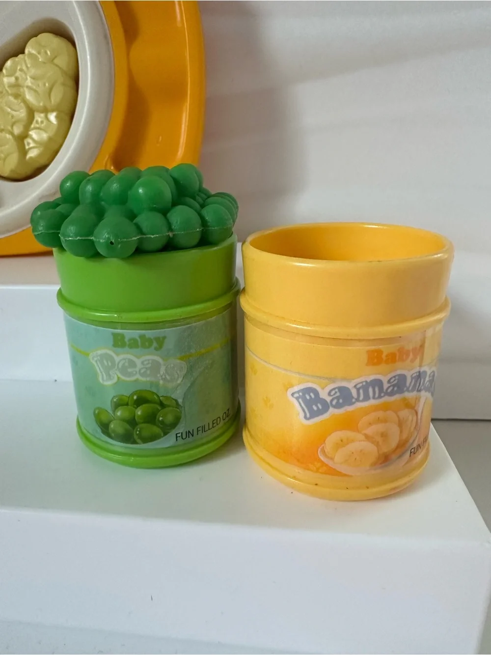 Fisher-Price Vintage 1986 1997 Fun With Food Baby's Meal Time Lot Plate pitcher